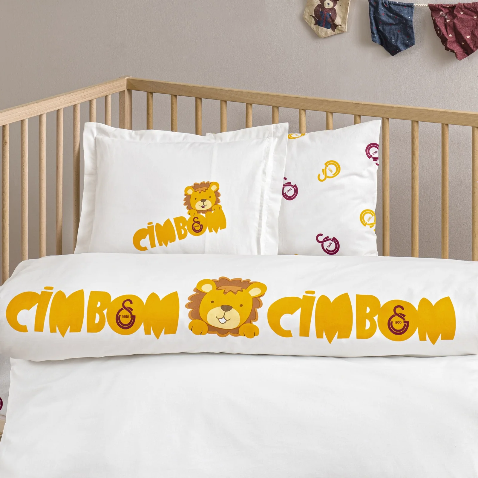 Lisanslı Strip Baby Pamuk Bebek Nevresim Takımı